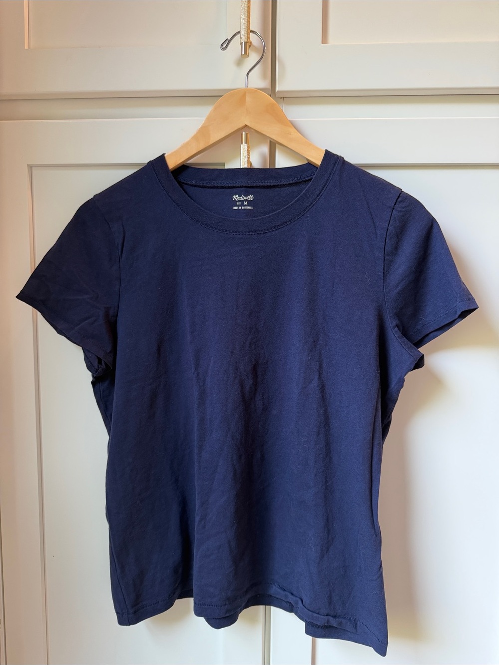 Madewell “Northside Vintage Tee” Navy, Medium